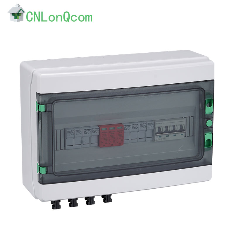 প্লাস্টিক DC1000V কম্বাইনার বক্স 4 ইন এবং 1 আউট